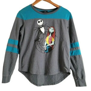 The Nightmare Before Christmas Disney Shirt Long Sleeve size M Thick crew neck
